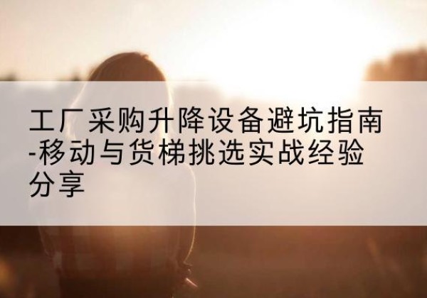 平山移动式升降机怎么选-工厂采购升降设备避坑指南-移动与货梯挑选实战经验分享